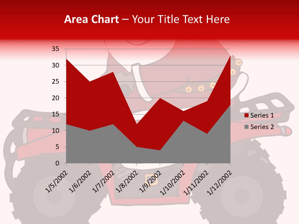 Santa Riding An Atv PowerPoint Template
