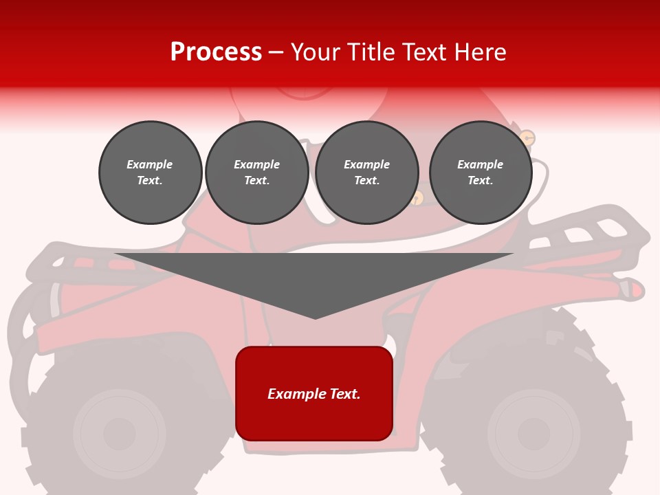 Santa Riding An Atv PowerPoint Template