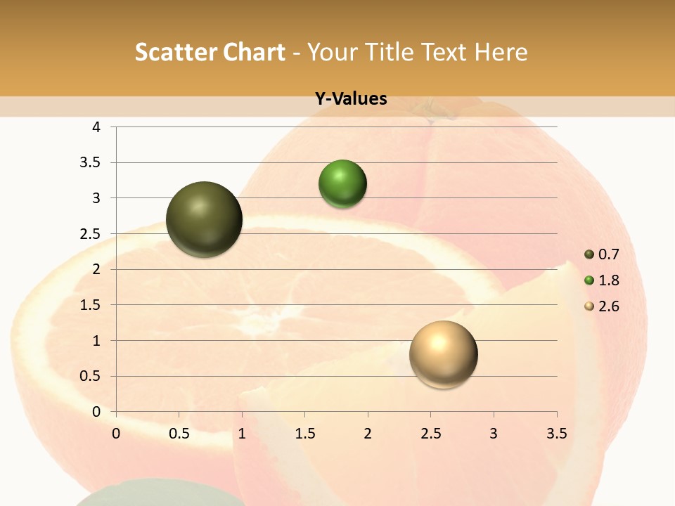 Orange Studio Isolated On White Background PowerPoint Template