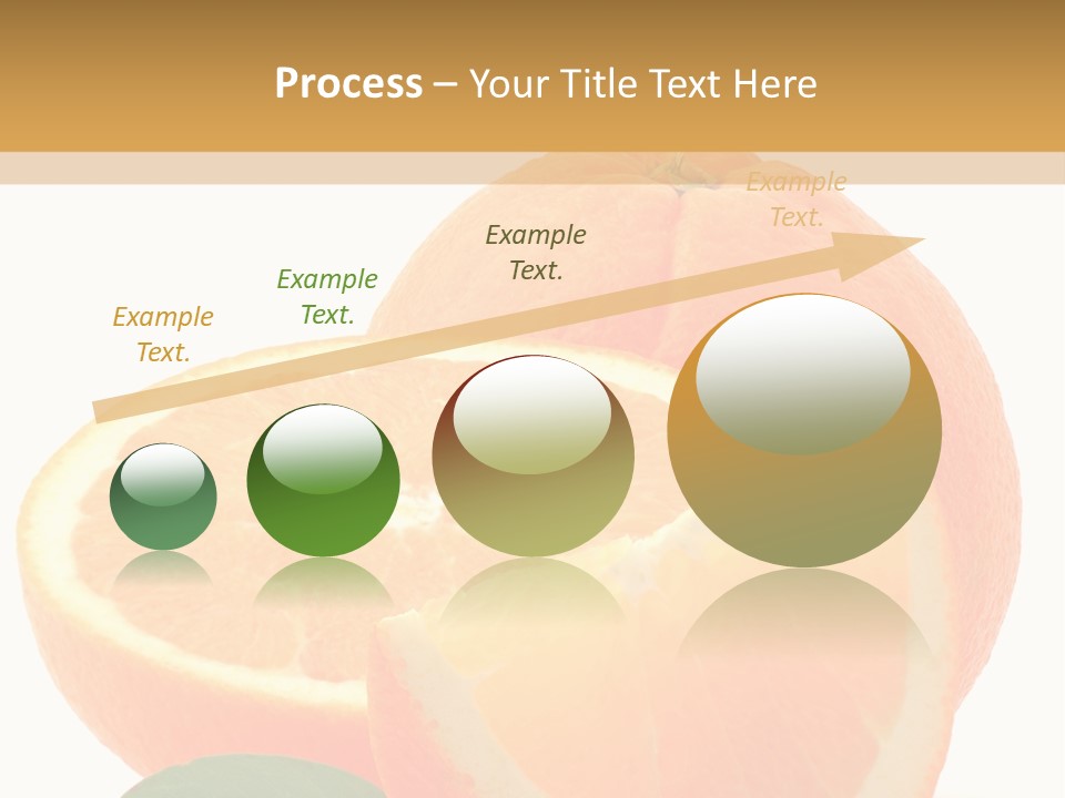 Orange Studio Isolated On White Background PowerPoint Template