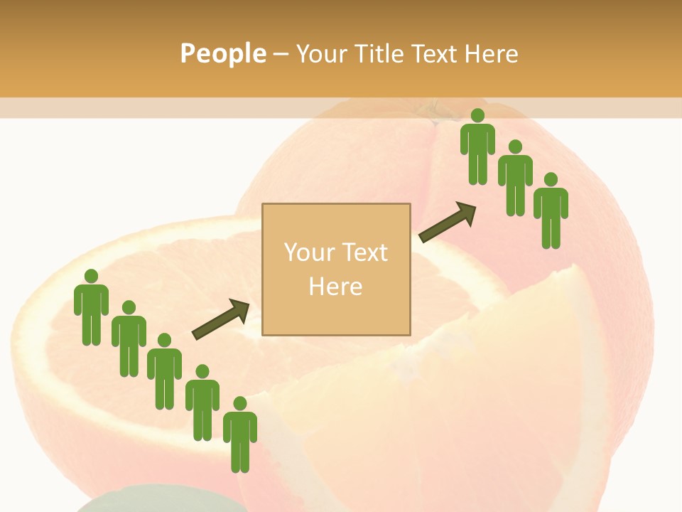 Orange Studio Isolated On White Background PowerPoint Template