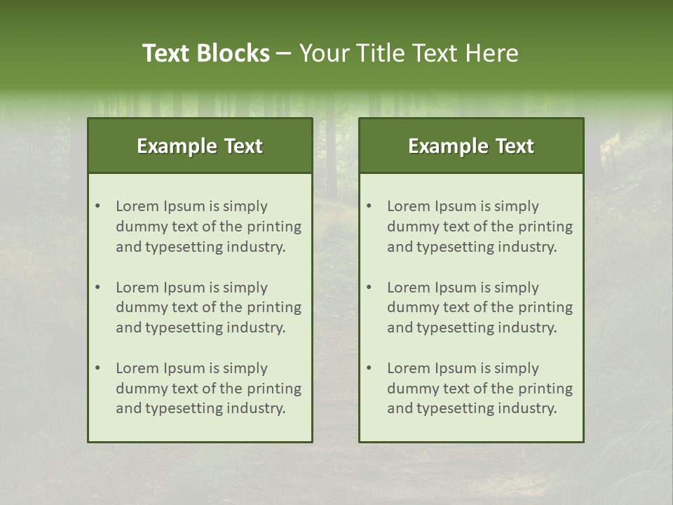 Forest PowerPoint Template