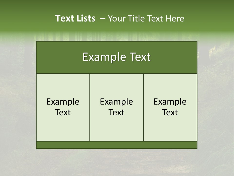 Forest PowerPoint Template