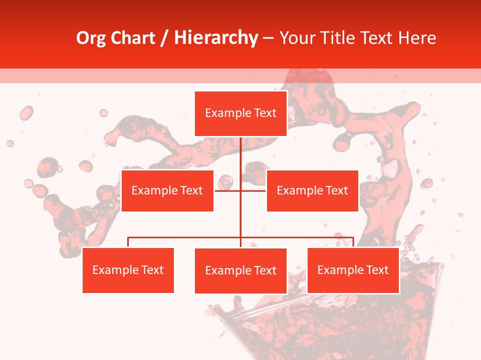Red Martini Being Poured In A Martini Glass; Isolated On A White Background. PowerPoint Template