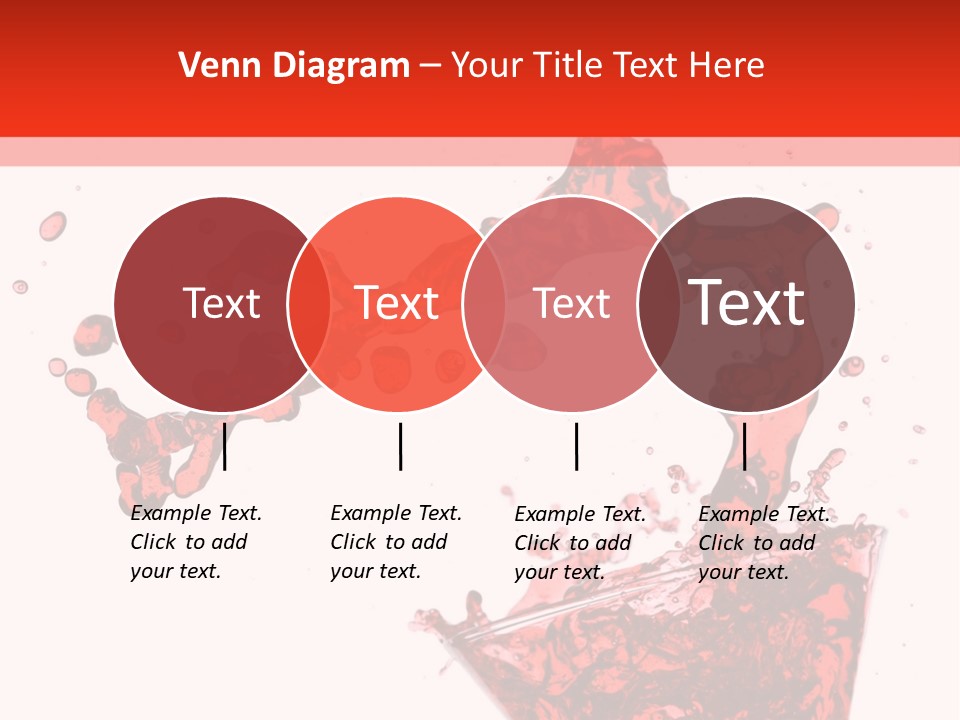 Red Martini Being Poured In A Martini Glass; Isolated On A White Background. PowerPoint Template