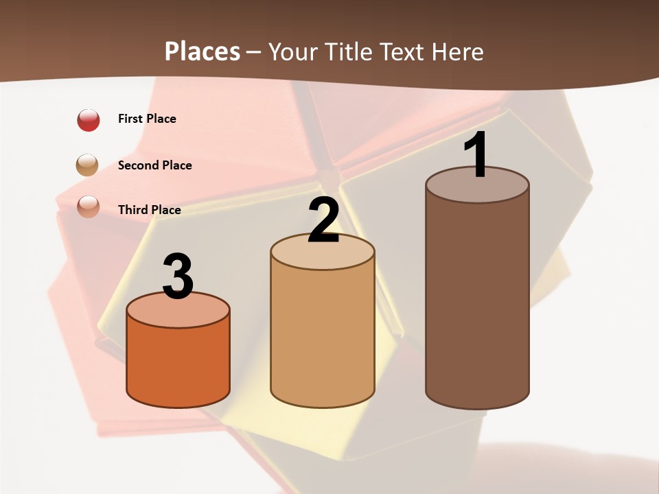 Unit Origami, Named "Little Turtle" PowerPoint Template