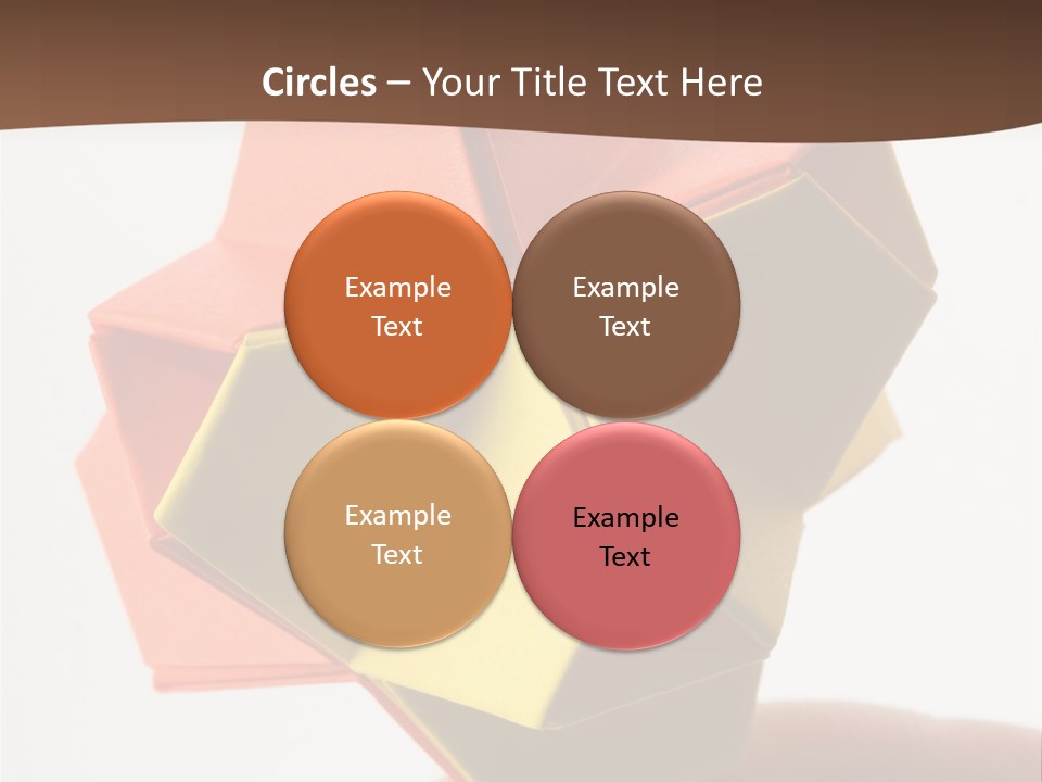 Unit Origami, Named "Little Turtle" PowerPoint Template