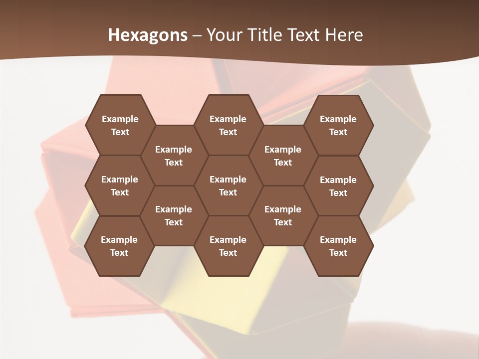 Unit Origami, Named "Little Turtle" PowerPoint Template