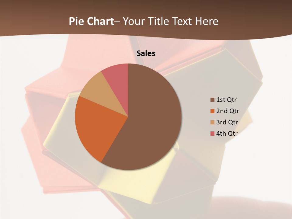 Unit Origami, Named "Little Turtle" PowerPoint Template