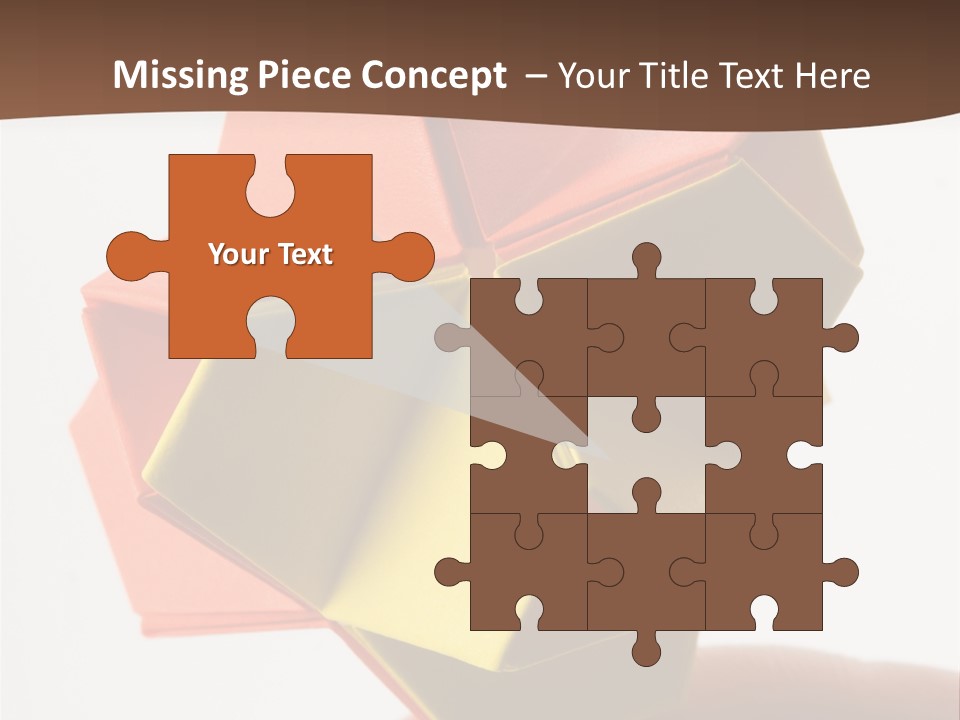 Unit Origami, Named "Little Turtle" PowerPoint Template