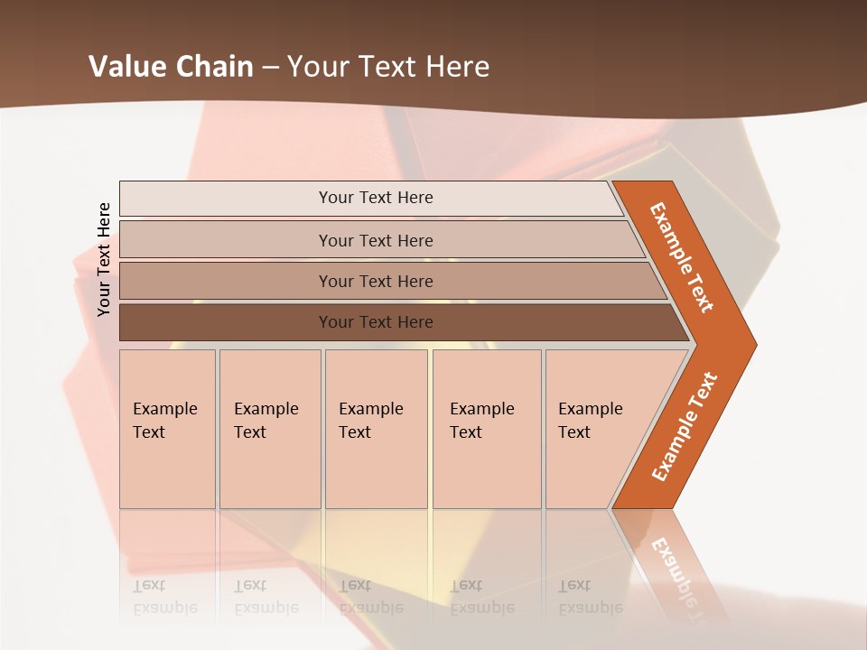 Unit Origami, Named "Little Turtle" PowerPoint Template