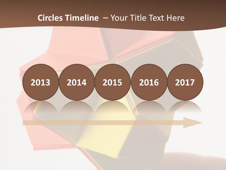 Unit Origami, Named "Little Turtle" PowerPoint Template