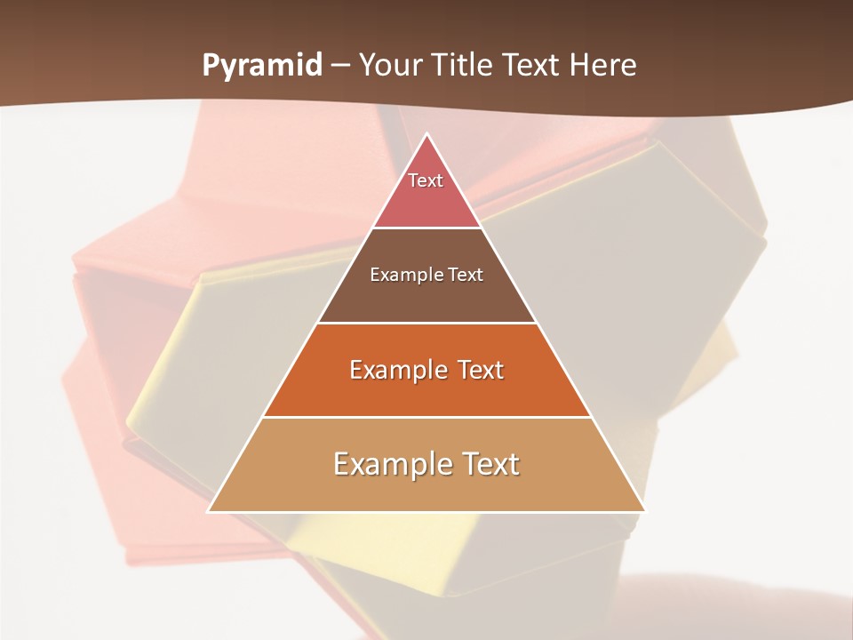 Unit Origami, Named "Little Turtle" PowerPoint Template