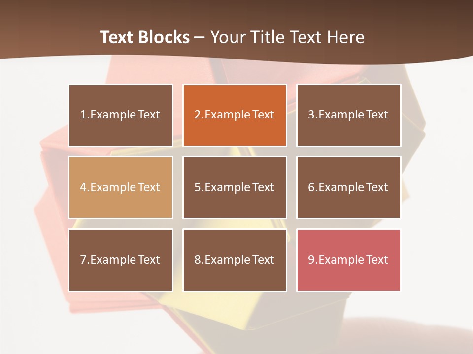 Unit Origami, Named "Little Turtle" PowerPoint Template