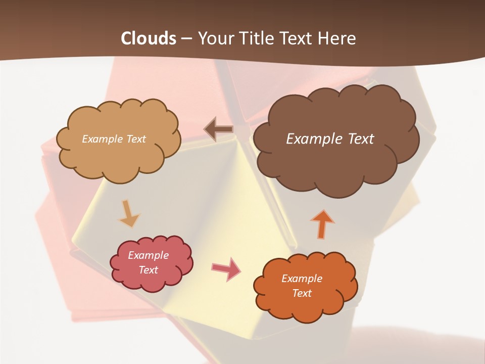 Unit Origami, Named "Little Turtle" PowerPoint Template