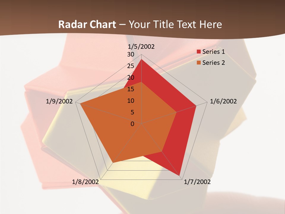 Unit Origami, Named "Little Turtle" PowerPoint Template