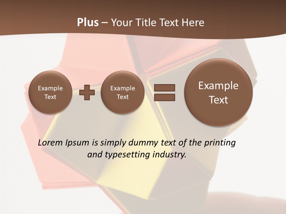Unit Origami, Named "Little Turtle" PowerPoint Template