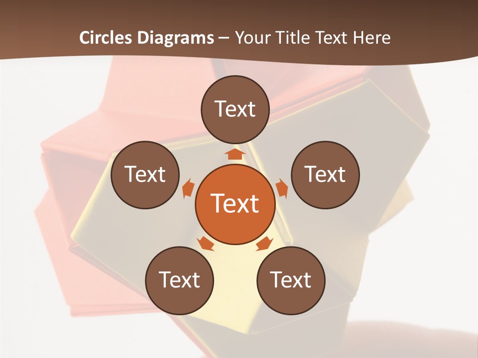 Unit Origami, Named "Little Turtle" PowerPoint Template