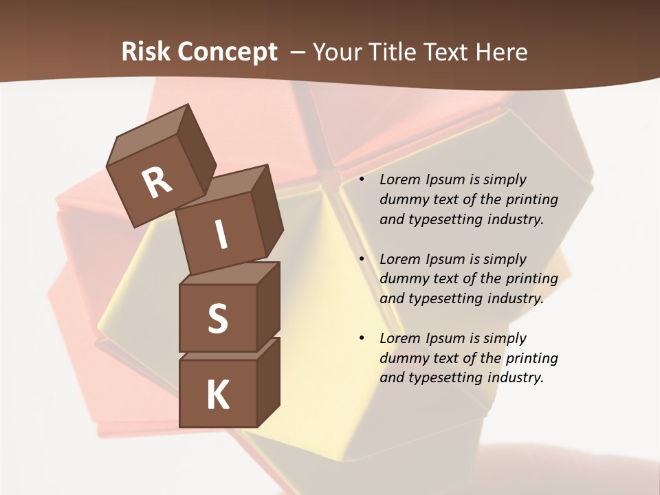 Unit Origami, Named "Little Turtle" PowerPoint Template