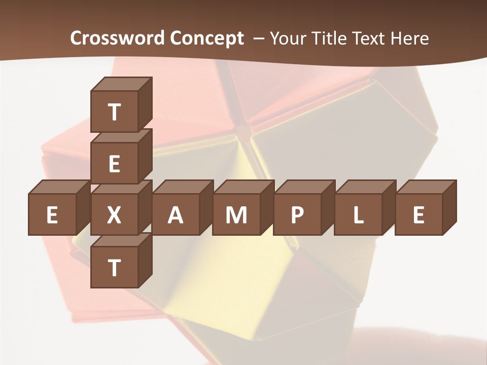 Unit Origami, Named "Little Turtle" PowerPoint Template