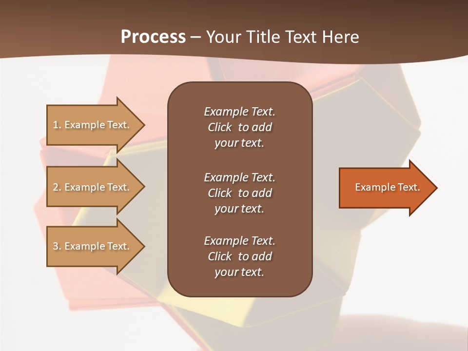 Unit Origami, Named "Little Turtle" PowerPoint Template