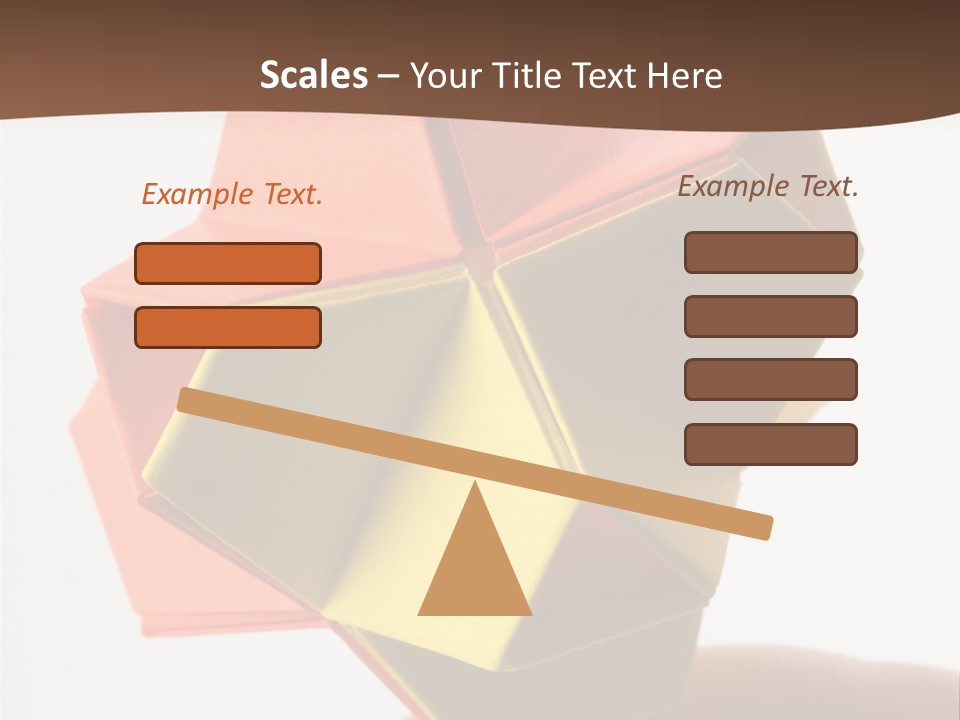 Unit Origami, Named "Little Turtle" PowerPoint Template