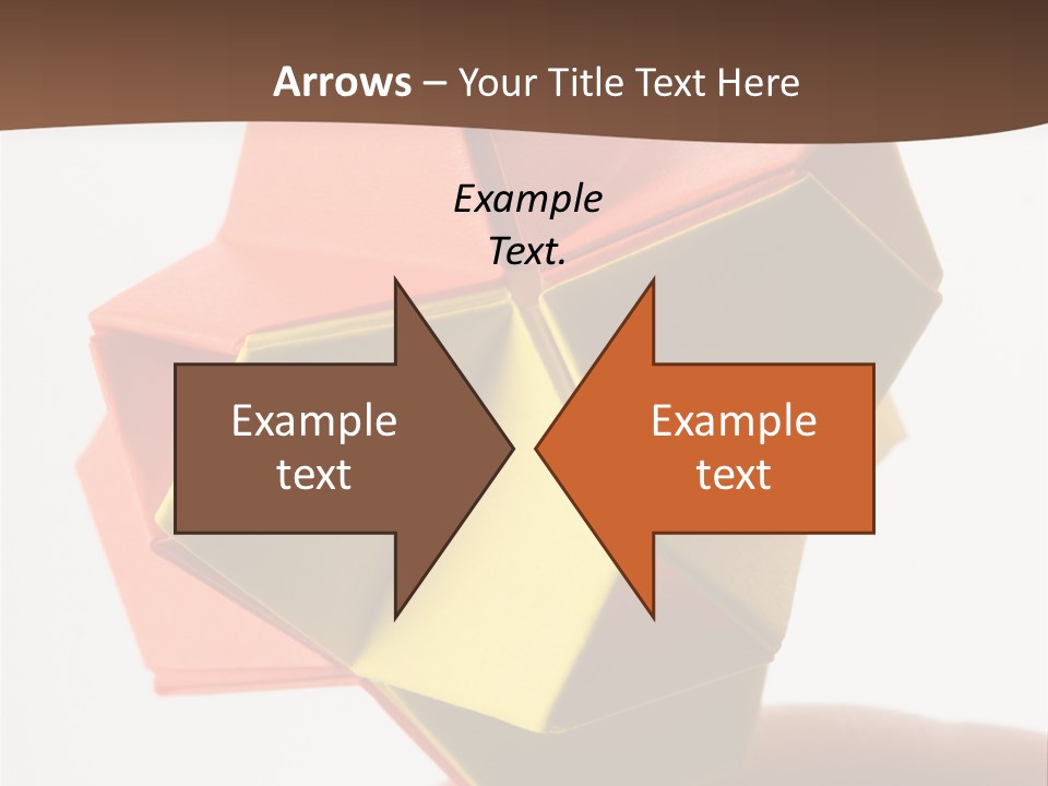 Unit Origami, Named "Little Turtle" PowerPoint Template