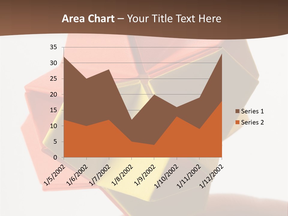 Unit Origami, Named "Little Turtle" PowerPoint Template