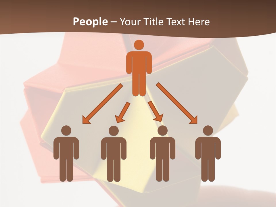 Unit Origami, Named "Little Turtle" PowerPoint Template