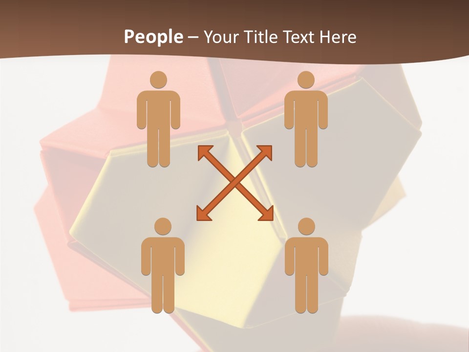 Unit Origami, Named "Little Turtle" PowerPoint Template