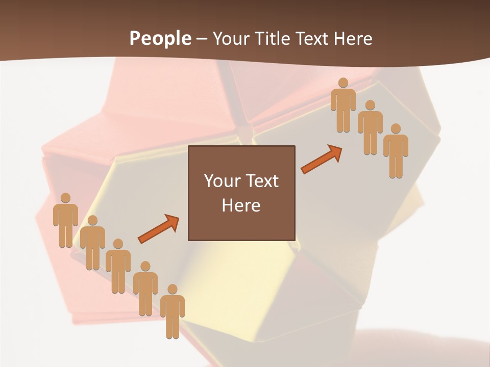 Unit Origami, Named "Little Turtle" PowerPoint Template