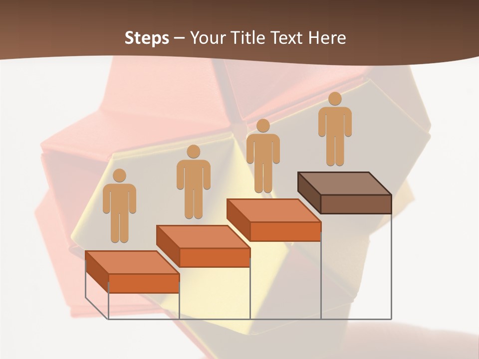Unit Origami, Named "Little Turtle" PowerPoint Template