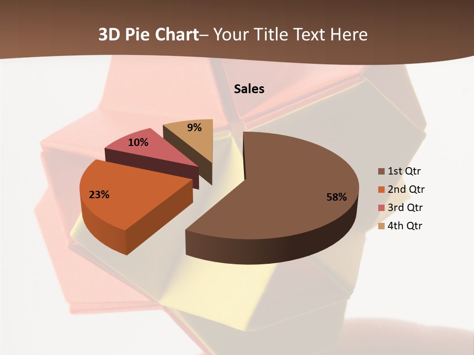 Unit Origami, Named "Little Turtle" PowerPoint Template