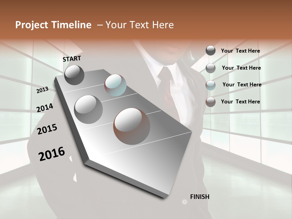 Light Wall Tunnel In Underground Station In Berlin, Germany PowerPoint Template
