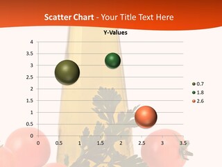 Bottle Of Olive Oil, Tomatoes, And Leaf Of Parsley Ready For Salad PowerPoint Template