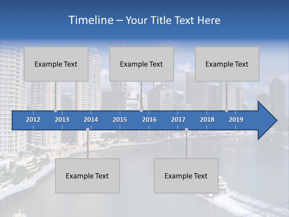 Queensland Capital City Brisbane In Australia, Cbd, Riverside PowerPoint Template