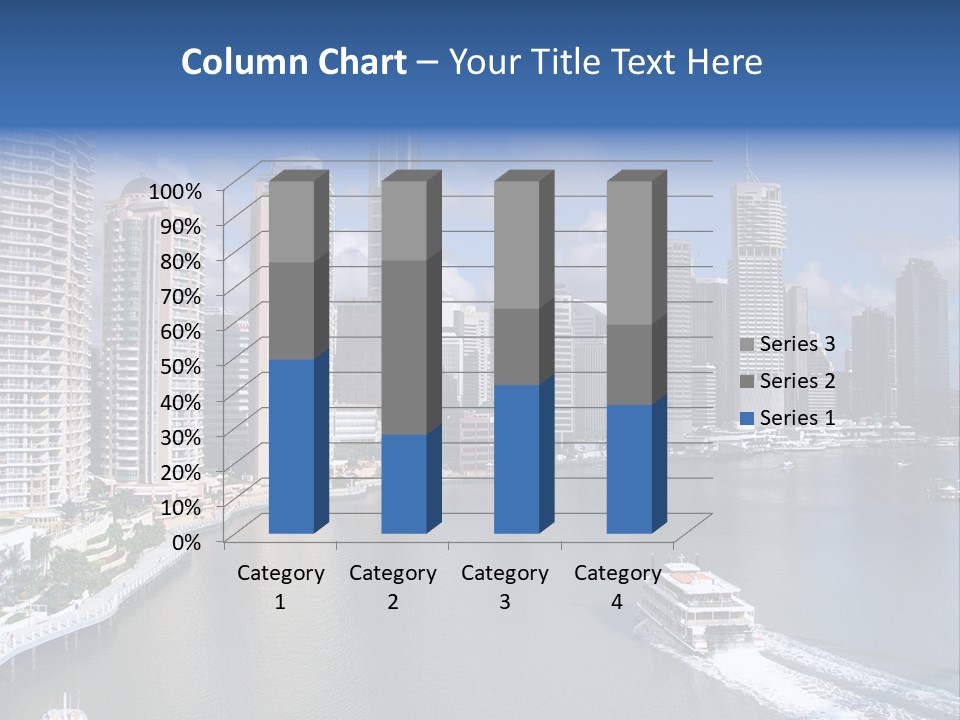 Queensland Capital City Brisbane In Australia, Cbd, Riverside PowerPoint Template