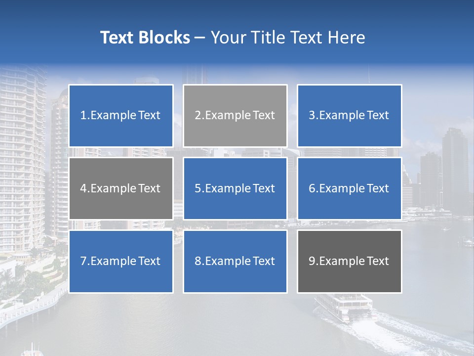 Queensland Capital City Brisbane In Australia, Cbd, Riverside PowerPoint Template