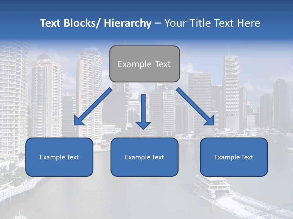 Queensland Capital City Brisbane In Australia, Cbd, Riverside PowerPoint Template