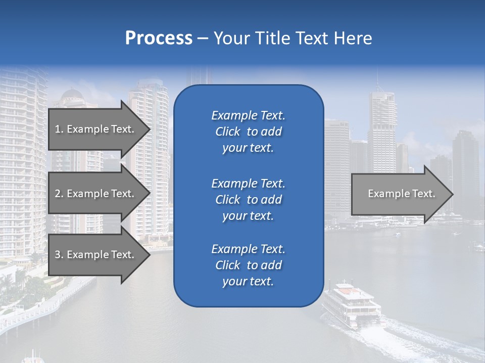 Queensland Capital City Brisbane In Australia, Cbd, Riverside PowerPoint Template