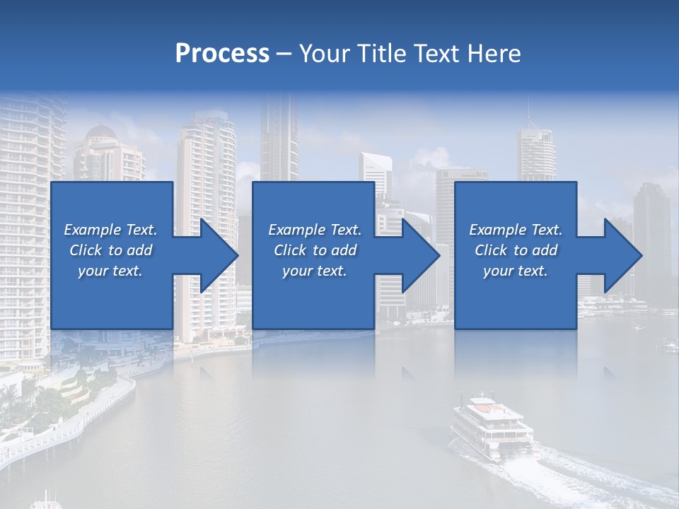 Queensland Capital City Brisbane In Australia, Cbd, Riverside PowerPoint Template