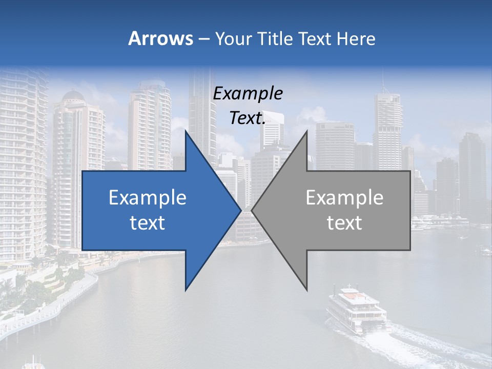 Queensland Capital City Brisbane In Australia, Cbd, Riverside PowerPoint Template