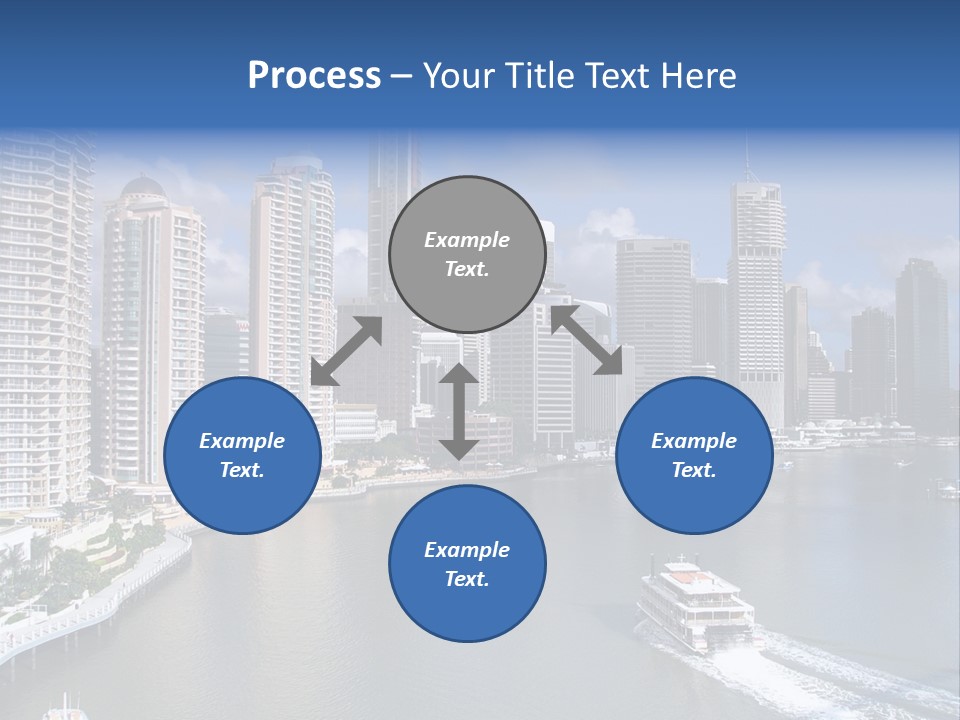 Queensland Capital City Brisbane In Australia, Cbd, Riverside PowerPoint Template