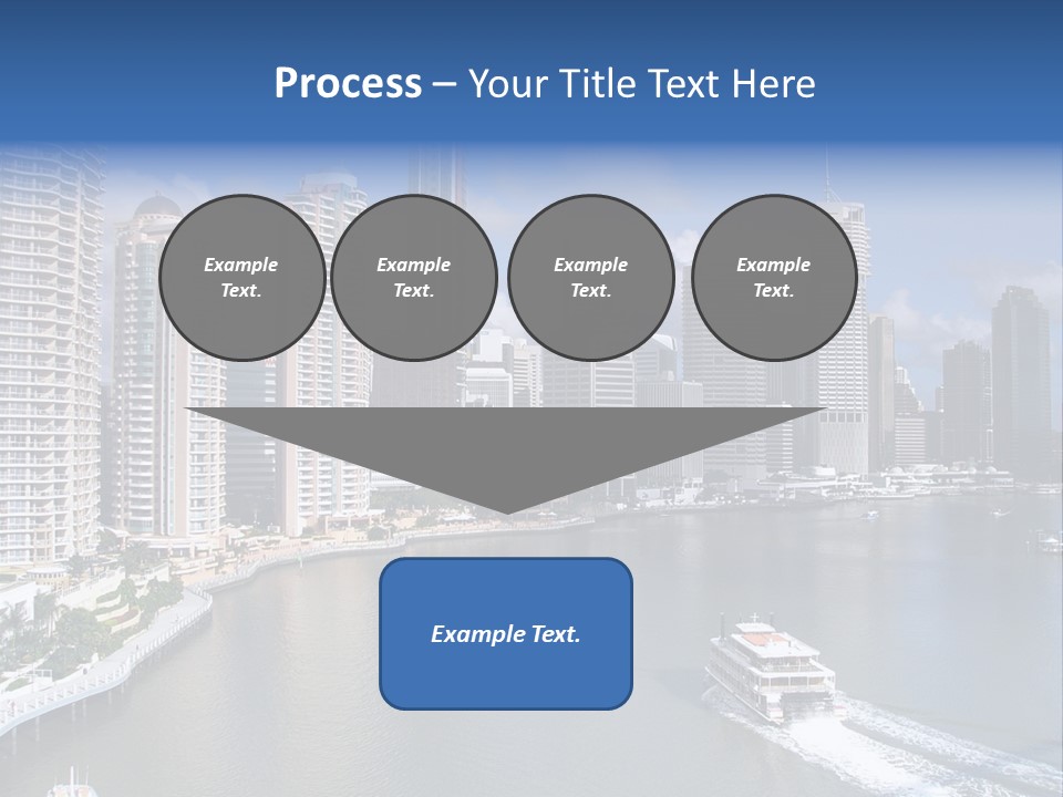 Queensland Capital City Brisbane In Australia, Cbd, Riverside PowerPoint Template