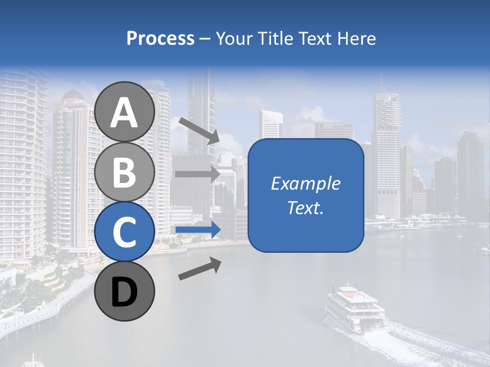Queensland Capital City Brisbane In Australia, Cbd, Riverside PowerPoint Template