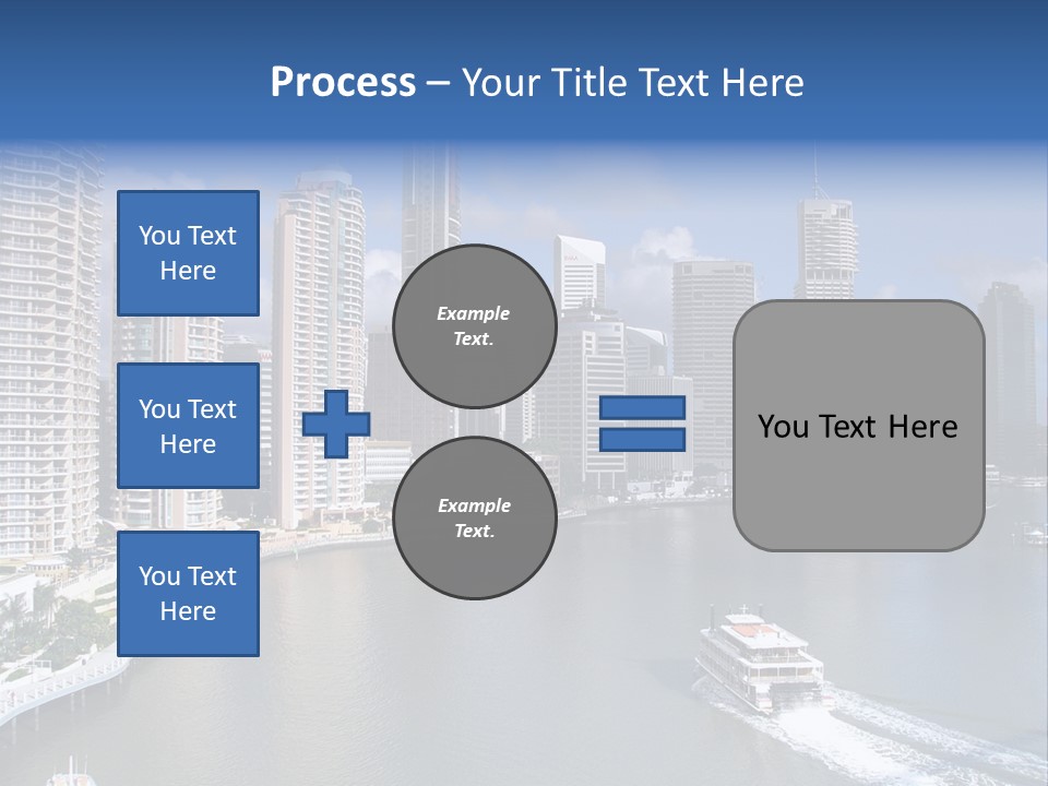 Queensland Capital City Brisbane In Australia, Cbd, Riverside PowerPoint Template