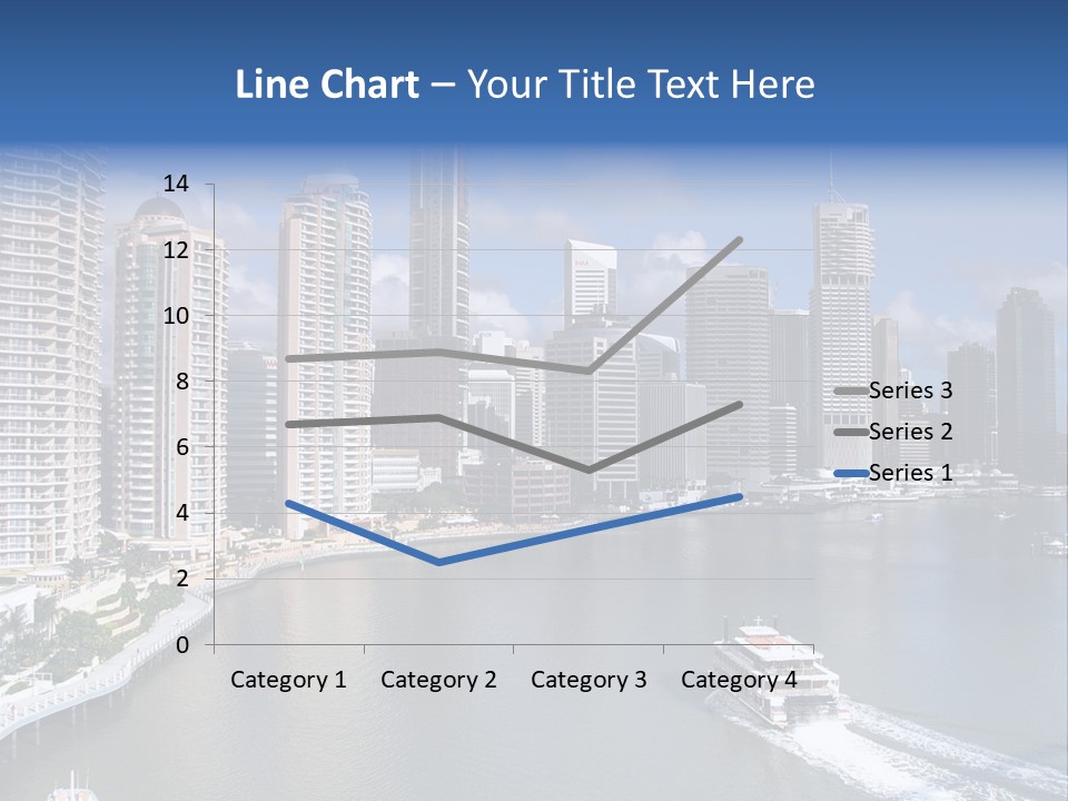 Queensland Capital City Brisbane In Australia, Cbd, Riverside PowerPoint Template