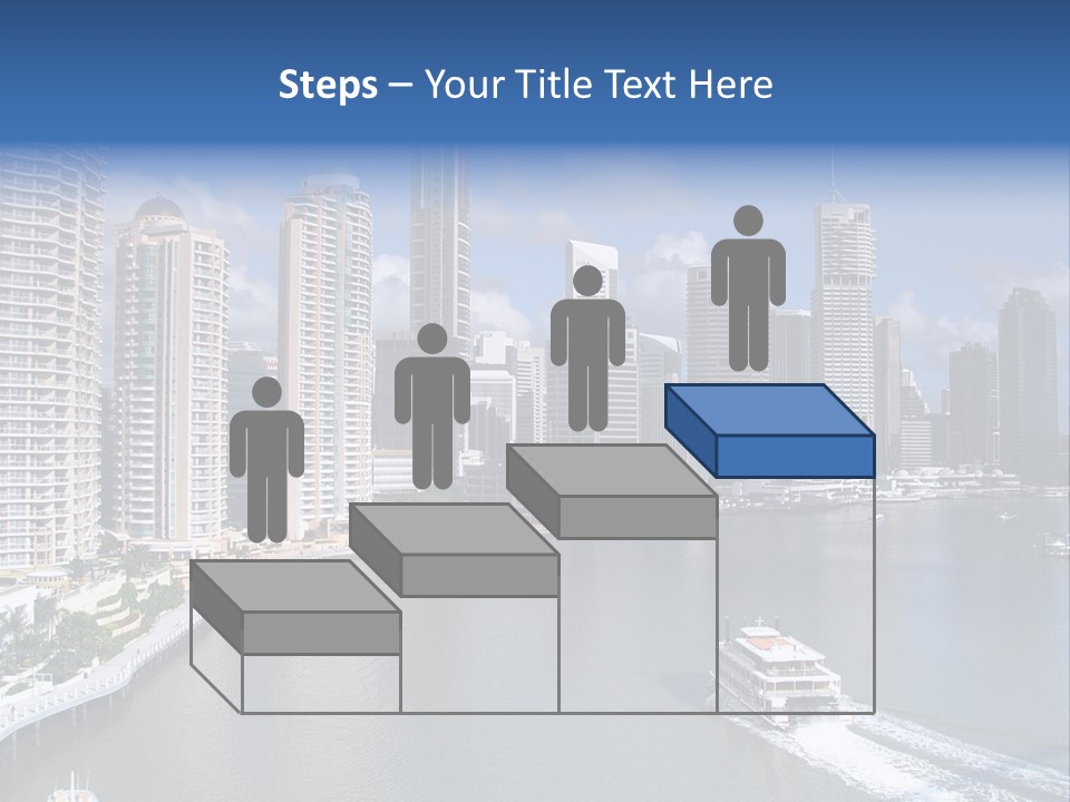 Queensland Capital City Brisbane In Australia, Cbd, Riverside PowerPoint Template