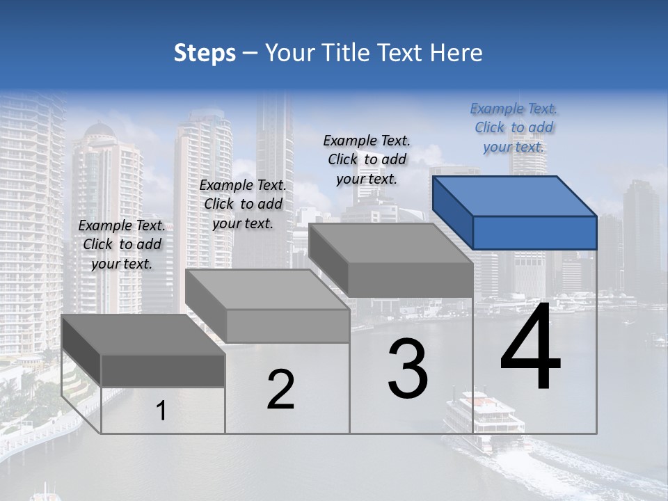 Queensland Capital City Brisbane In Australia, Cbd, Riverside PowerPoint Template
