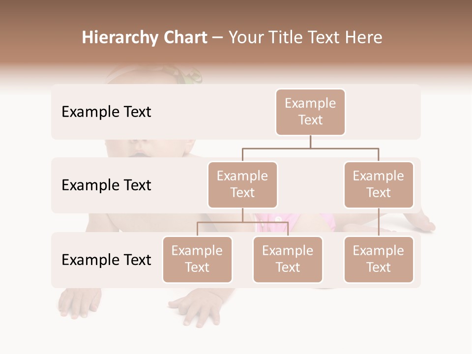 One Full Length Portrait Of A Young Baby Girl In Her Cloth Diaper Over White PowerPoint Template